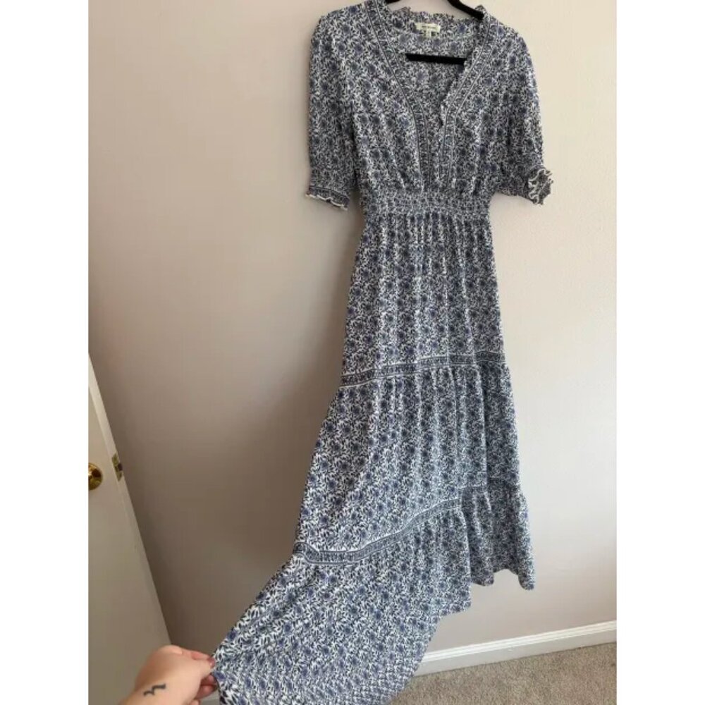 Max Studio Boho Floral Maxi Dress